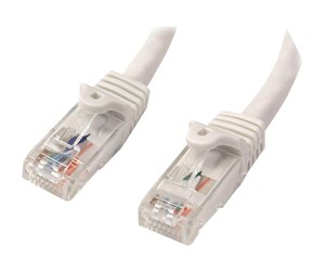 Nettverkskabel - Gigabit Snagless RJ45 UTP Cat6 Patch Cable Cord - N6PATC1MWH