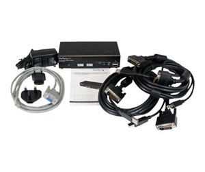 KVM-switch - StarTech.com 2 Port USB DVI KVM Switch with DDM Fast Switching and Cables - SV231DVIUDDM