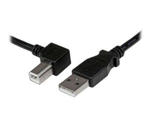 USB - StarTech.com USB 2.0 A to Left Angle B Cable - USBAB3ML