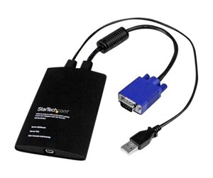 KVM-switch - StarTech.com KVM Console to Laptop USB 2.0 Portable Crash Cart Adapter with File Transfer - NOTECONS02