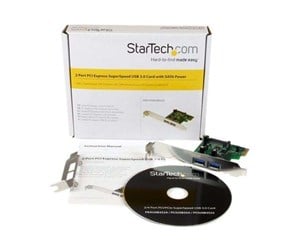 Kontroller - StarTech.com 2 Port PCI Express (PCIe) USB 3.0 Card with UASP - PEXUSB3S24