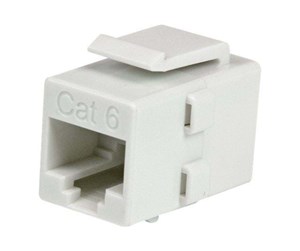 Nettverkskabel - Cat 6 RJ45 Keystone Jack Network Coupler - C6KEYCOUPLWH