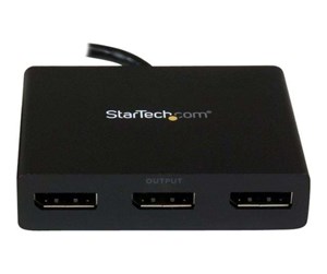 Videosplitter - StarTech.com Triple Head DisplayPort 1.2 Multi Monitor MST Hub - MSTDP123DP