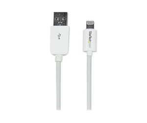 Skjermkabel - StarTech.com Long Apple 8-pin Lightning to USB Cable - USBLT3MW