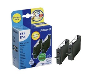 Printertilbehør blekk/toner - Pelikan E54 Double Pack - Blekkpatron Svart - 359681