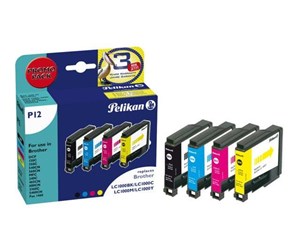 Printertilbehør blekk/toner - Pelikan P12 - Blekkpatron Blå - 361400