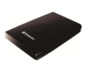 Hard drive - External - Verbatim Store'n'Go Portable Black - Ekstern Harddisk - 1TB - Svart - 53023