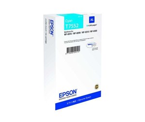 Printertilbehør blekk/toner - Epson T7552 - Ink XL (T7552) - Blekkpatron Blå - C13T755240