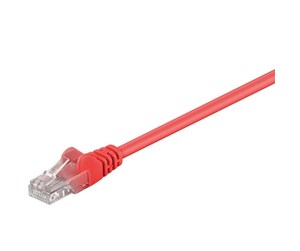 Nettverkskabel - UTP CAT 5E - Red - 0.25m - 4040849686139