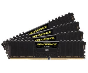 RAM - Corsair Vengeance LPX DDR4-2666 - 16GB - CL16 - Quad Channel (4 pcs) - Intel XMP - Svart - CMK16GX4M4A2666C16