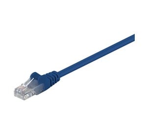 Nettverkskabel - UTP CAT 5E - Blue - 0.25m - 4040849686085