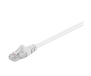 Nettverkskabel - UTP CAT 5E - White - 0.25m - 4040849686146