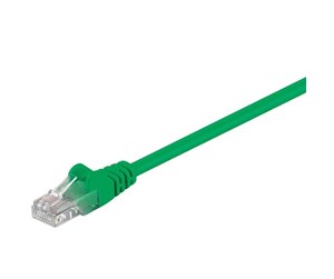 Nettverkskabel - UTP CAT 5E - Green - 0.5m - 4040849683381