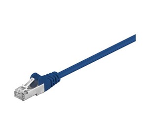 Nettverkskabel - LAN STP CAT 5E - Blue - 1m - 4040849680540