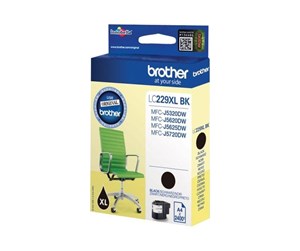 Printertilbehør blekk/toner - Brother LC 229XLBK / LC229XLBK - Black Ink - High Capacity - Blekkpatron Svart - LC229XLBK