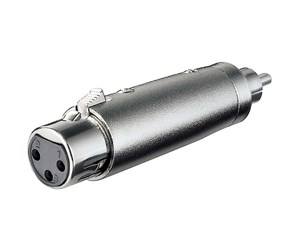 Lydkabel - Pro XLR Adapter 3pin XLR F - RCA M - 4040849274558