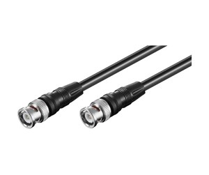 Skjermkabel - Pro Audio & Video BNC Cable - 1m - Svart - 4040849504235