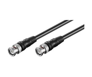 Skjermkabel - Pro Audio & Video BNC Cable - 3m - Svart - 4040849504242