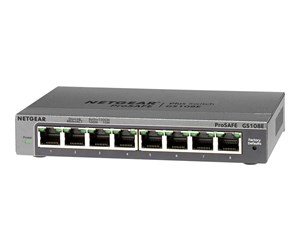 Switch/splitter - Netgear GS108Ev3 8-Port Gigabit Ethernet Plus Switch - GS108E-300PES