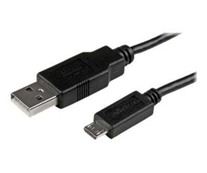 USB - StarTech.com Mobile Charge Sync USB to Slim Micro USB Cable for Smartphones and Tablets - USBAUB2MBK