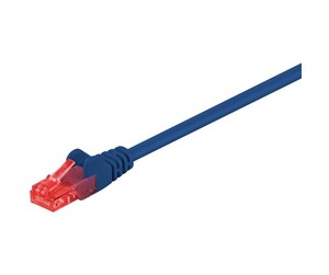 Nettverkskabel - UTP CAT 6E - Blue - 0.25m - 4040849952470