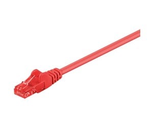 Nettverkskabel - UTP CAT 6E - Red - 0.25m - 4040849952548