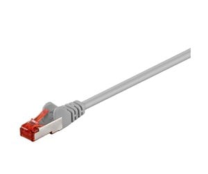 Nettverkskabel - LAN STP CAT 6 - Grey - 0,25m - 4040849932120