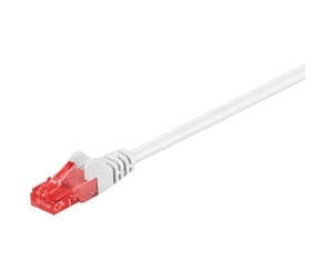 Nettverkskabel - UTP CAT 6E - White - 0.50m - 4040849686320