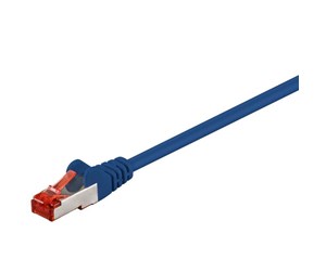 Nettverkskabel - LAN STP CAT 6 - Blue - 0,25m - 4040849932113