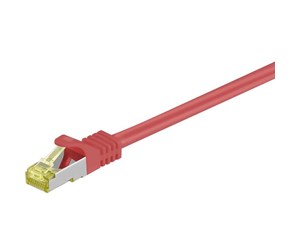 Nettverkskabel - STP CAT 7 - Red - 0.50m - 4040849915802