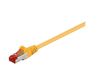 Nettverkskabel - LAN STP CAT 6 - Gul - 0,25m - 4040849932106