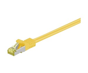 Nettverkskabel - STP CAT 7 - Yellow - 0.25m - 4040849915666