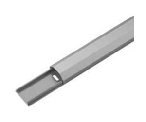 Kabelordner/Kabelstrømpe - Pro Aluminium-Kabelkanal 1.1 m 33 mm silber - 4040849906664