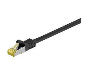 Nettverkskabel - STP CAT 7 - Black - 0.25m - 4040849915727