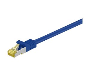 Nettverkskabel - STP CAT 7 - Blue - 0.25m - 4040849915659