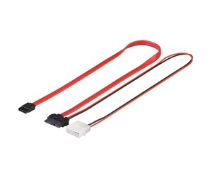 Sata - Pro SATA Slimline Cable & Power 0.30m - 4040849957130