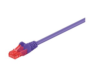 Nettverkskabel - UTP CAT 6E - Purple - 0.25m - 4040849952562