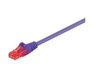 Nettverkskabel - UTP CAT 6E - Purple - 1m - 4040849952630