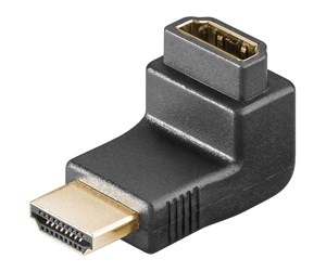 Diverse kabel - Pro HDMI vinklede og bøyde adapter 90 ° - 4040849687822