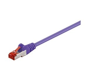 Nettverkskabel - LAN STP CAT 6 - Purple - 0.25m - 4040849933424