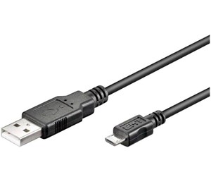 USB - Pro USB-A <-> USB Micro-B - 1.5m - Svart - 4040849931819