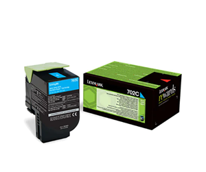 Printertilbehør blekk/toner - Lexmark 702CE / 70C20CE - Laser toner Blå - 70C20CE