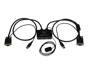 KVM-switch - StarTech.com 2 Port USB VGA Cable KVM Switch - SV211USB