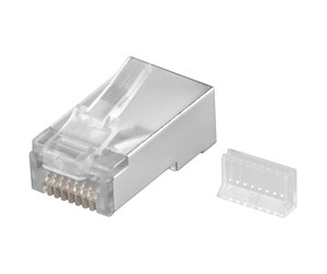 Nettverkskabel - CAT 5e RJ45 plug shielded - 1 stk. - 4040849680793