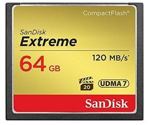 Minnekort - SanDisk Extreme CF- 120MB/s - 64GB - SDCFXSB-064G-G46