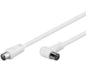 Antennekabler - Pro Antenna cable White 2x90° - 1.5m - 4040849673597