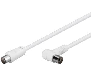 Antennekabler - Pro Antenna cable White 2x90° - 2.5m - 4040849673603