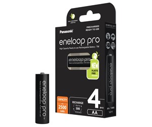 Batteri - Panasonic Eneloop Pro batteri - BK-3HCDE/4BE