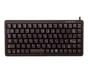 Tastatur - Cherry Compact-Keyboard G84-4100 - Tastatur - Nordisk - Svart - G84-4100LCMPN-2