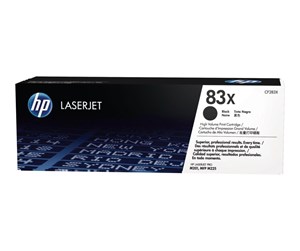 Printertilbehør blekk/toner - HP 83X / CF283X High Capacity Black Toner - Laser toner Svart - CF283X